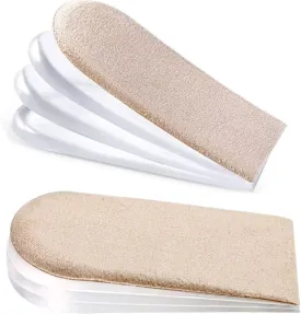 Adjustable Orthopedic Heel Lift Inserts, 1/4" to 1" Gel Shoe Heels Inserts for Leg Length Discrepancies. Height Increase Insole (Women 9-13 / Men 8-12)