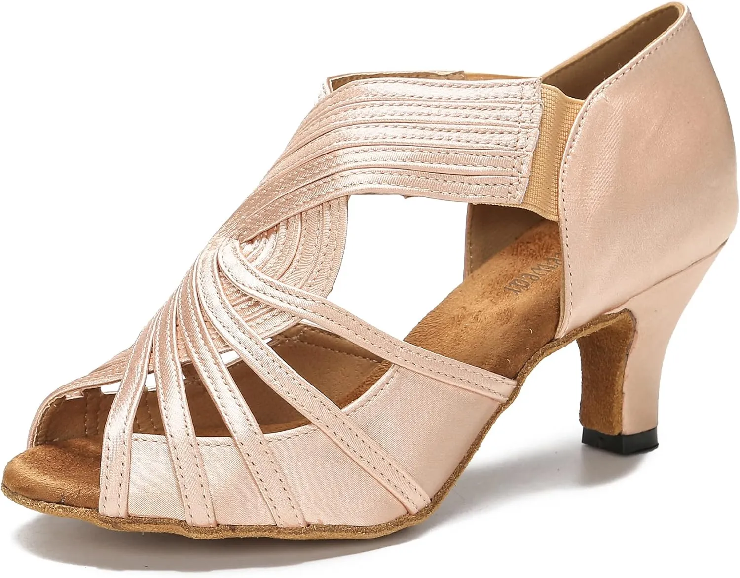 Ballroom Dance Shoes Women Latin Salsa Practice Dancing Shoes Comfortable Bachata Swing Dance Low Heel