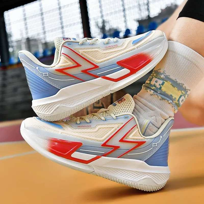Basketball Shoes for Women Men Fashion Volleyball Sneakers Breathable Comfortable Colorful Sport Non Slip Shoe