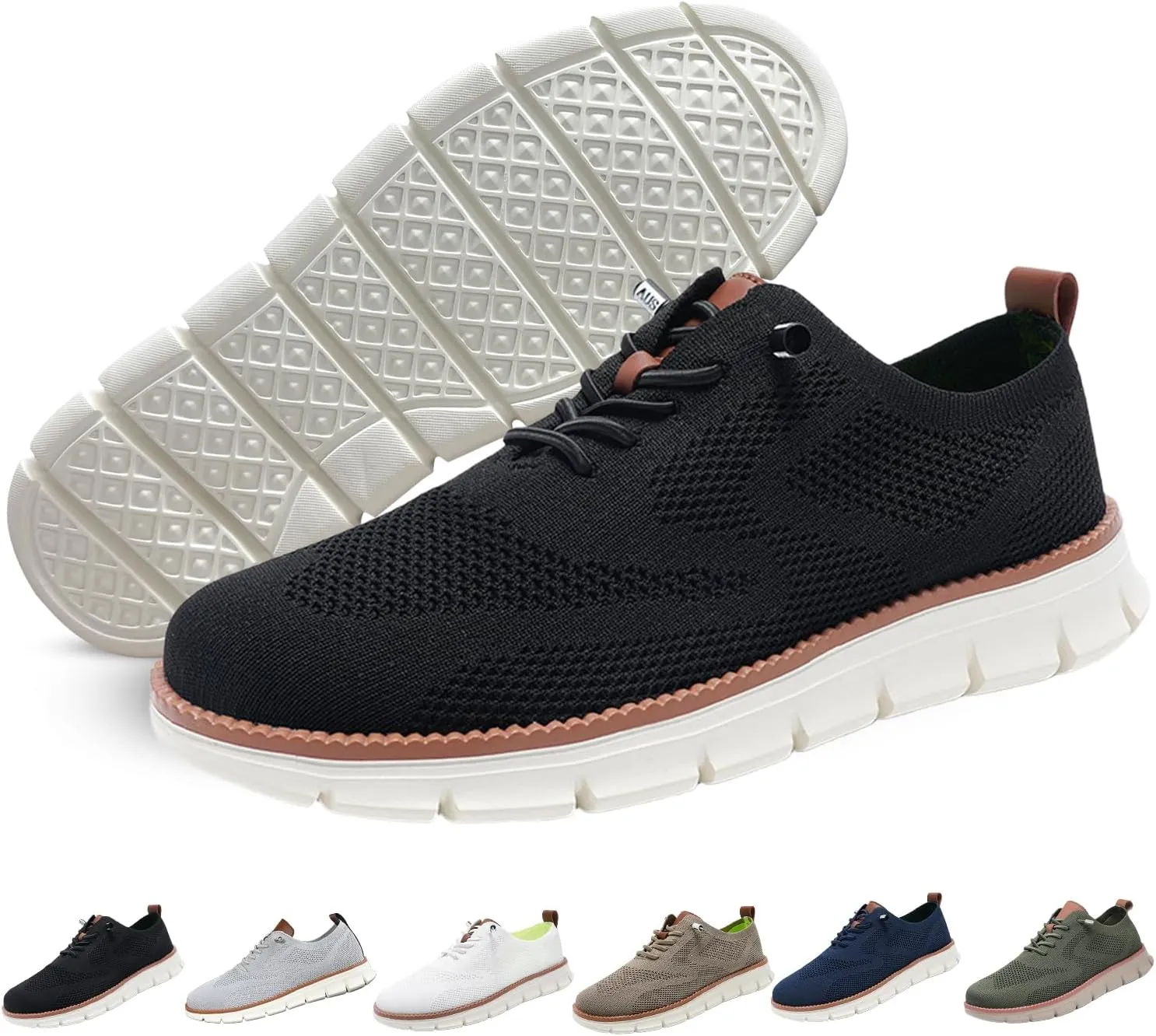 Breeze Shoes for Men Oxfords, Casual Shoes Breathable, Lightweight Walking Shoes