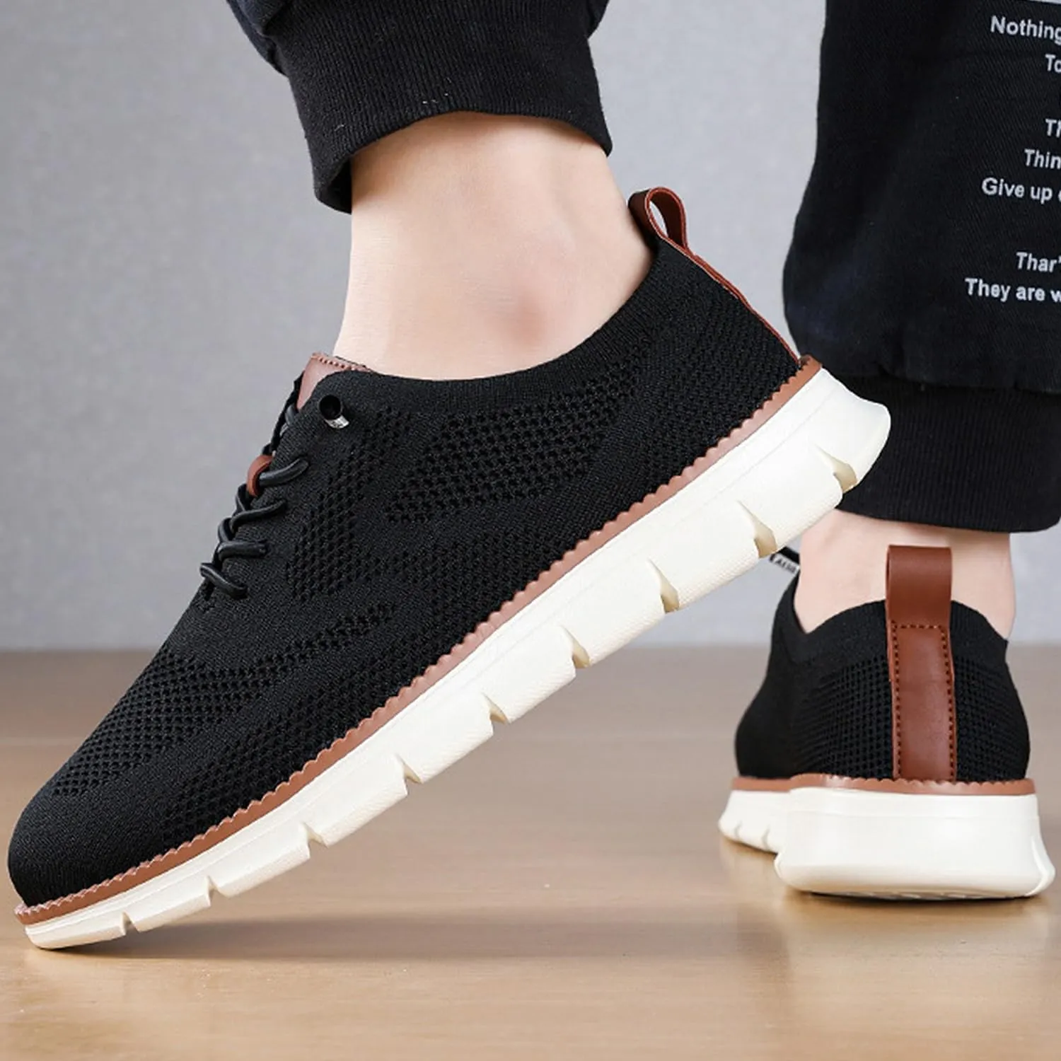 Breeze Shoes for Men Oxfords, Casual Shoes Breathable, Lightweight Walking Shoes