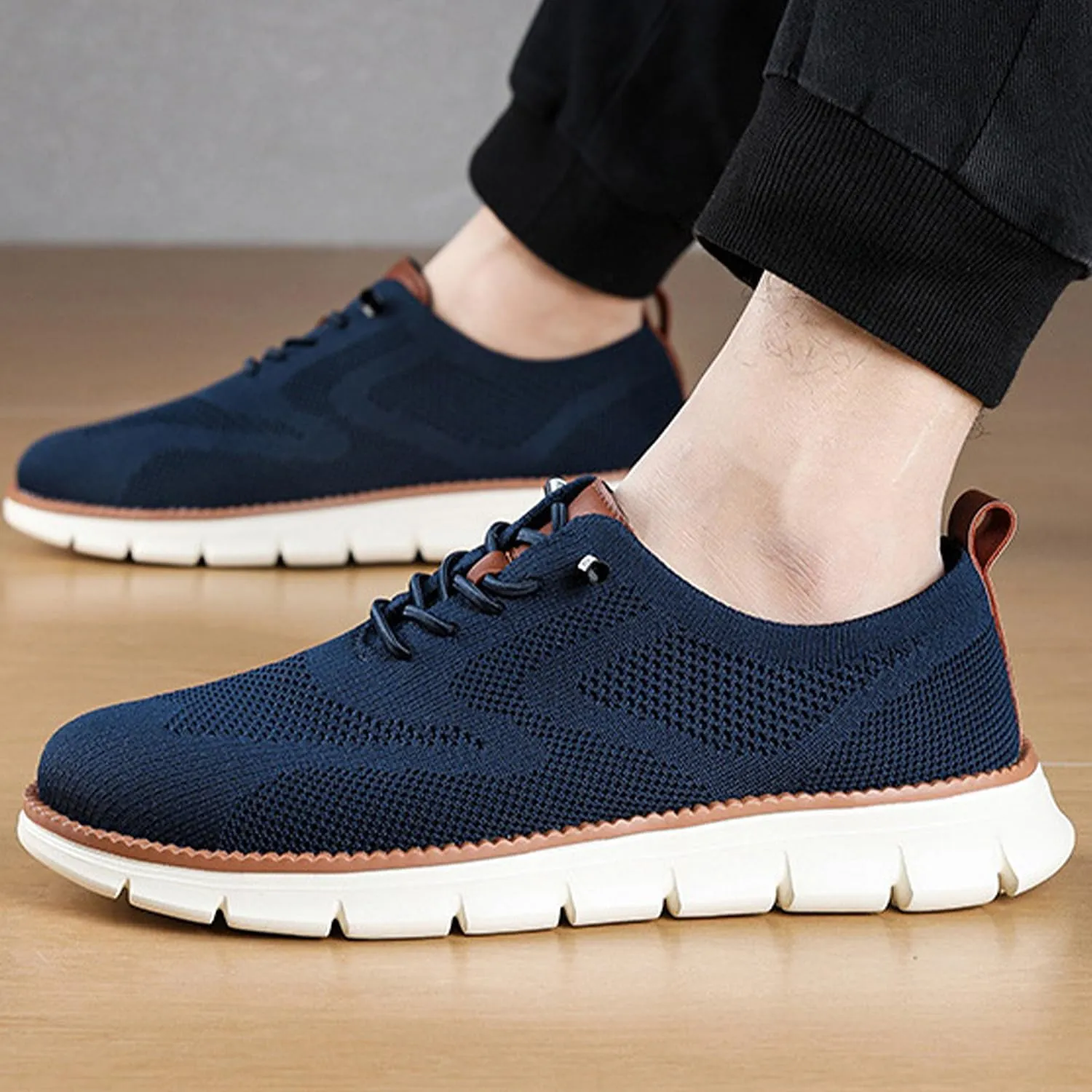Breeze Shoes for Men Oxfords, Casual Shoes Breathable, Lightweight Walking Shoes