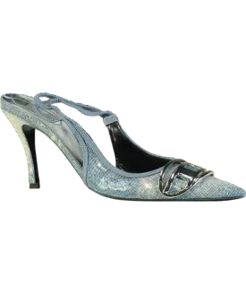 Diesel Blue D-venus-slingback Pumps UK 7 EU 40 👠