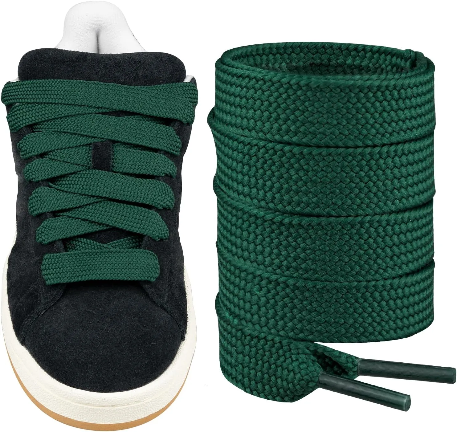 Fat Shoelaces for Adidas Campus 00s,16MM Chunky Thick Flat Wide Jumbo Shoe Laces Replacement Laces for Sneaker shoes