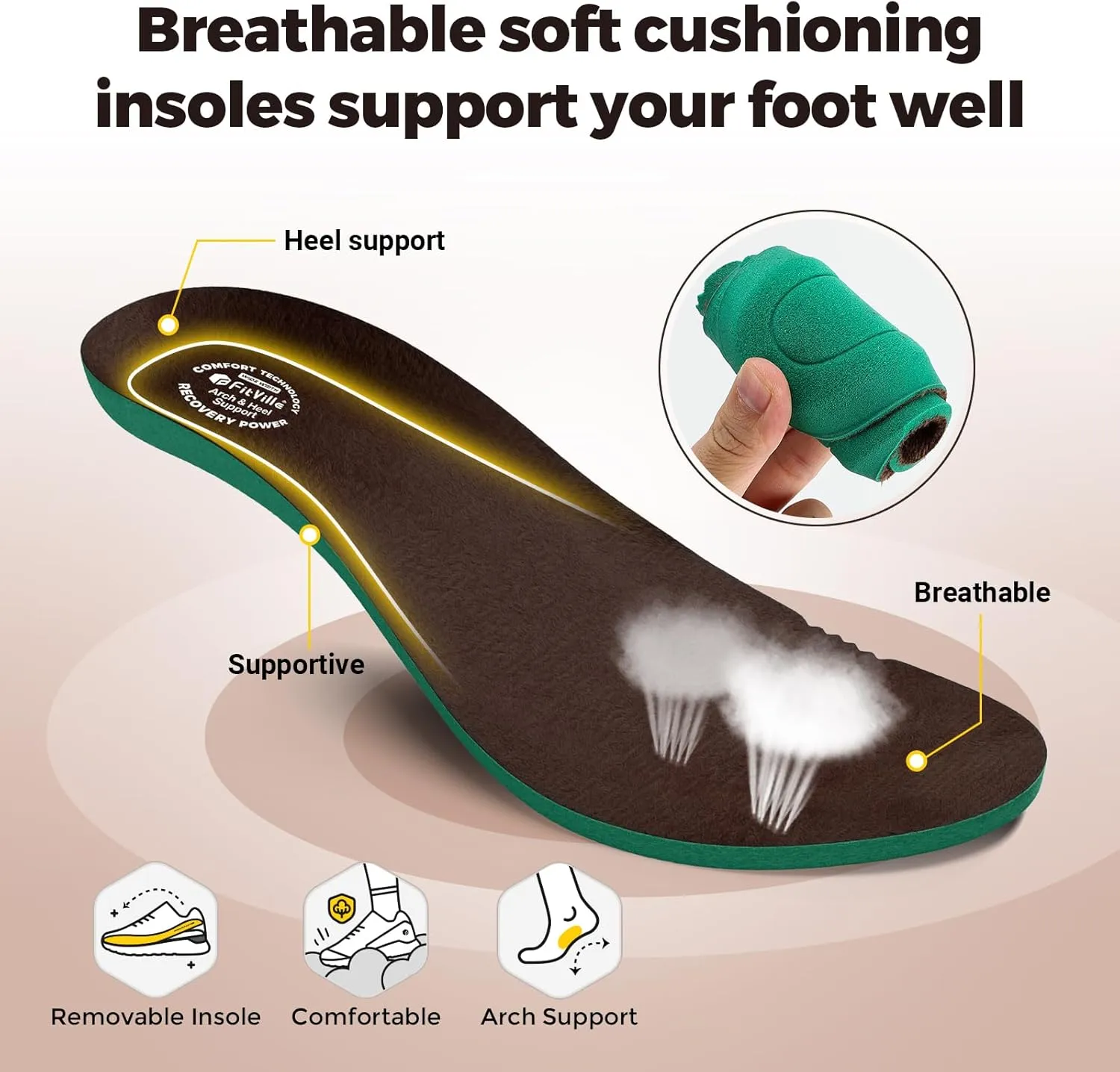 FitVille Diabetic Shoes for Men Extra Wide Width Adjustable Straps Men's Diabetic Shoes with Warm Fur Lining Diabetic Slippers for Men Extra Wide Width Foot Pain Relief Neuropathy