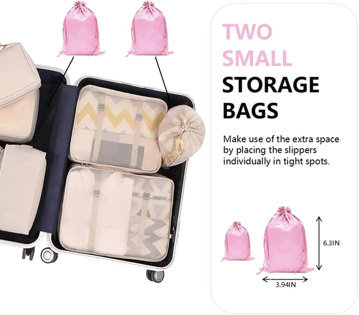 Foldable Travel Slippers with Satin Storage Bag, Non Slip Shower Shoes Lightweight Hotel Slippers Space Saving Business Trips Slippers for Women and Men