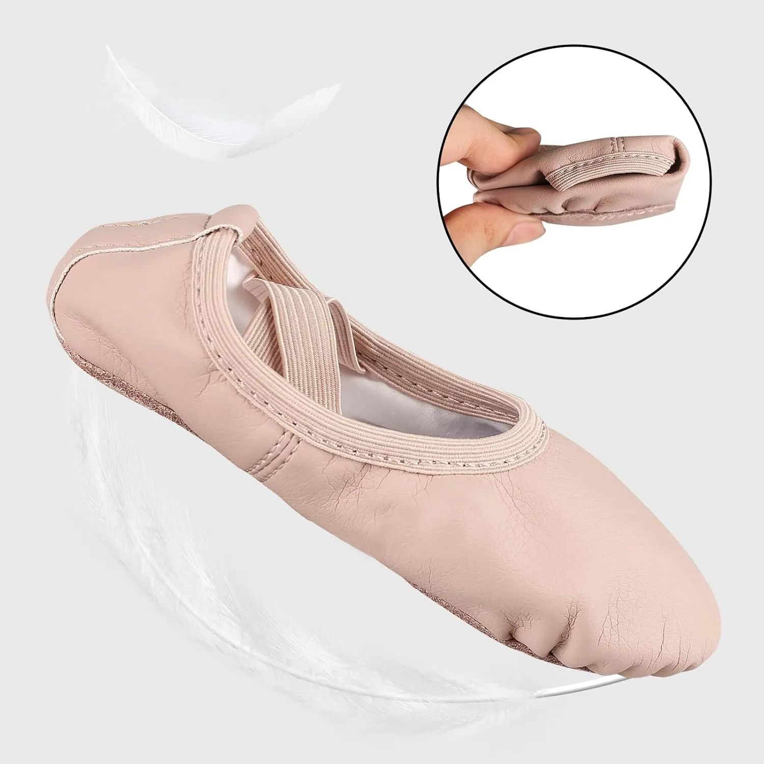 Girls Ballet Practice Shoes,Yoga Shoes for Dancing,Slippers for Kids Toddler