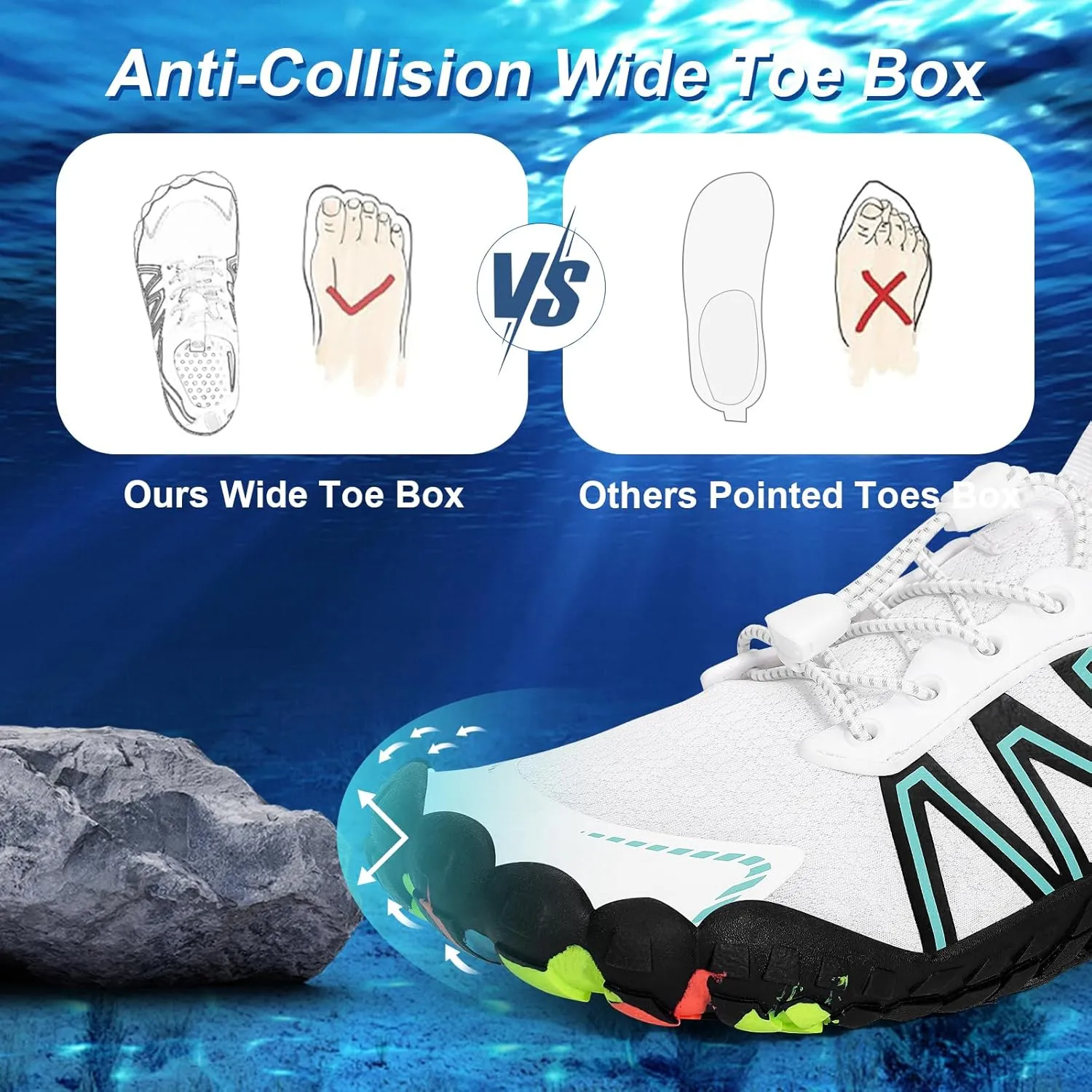Hike Barefoot Shoes Women Men Non-Slip Healthy Breathable Fashion Trail Running Womens Mens Wide Toe Zero Drop Water Shoe