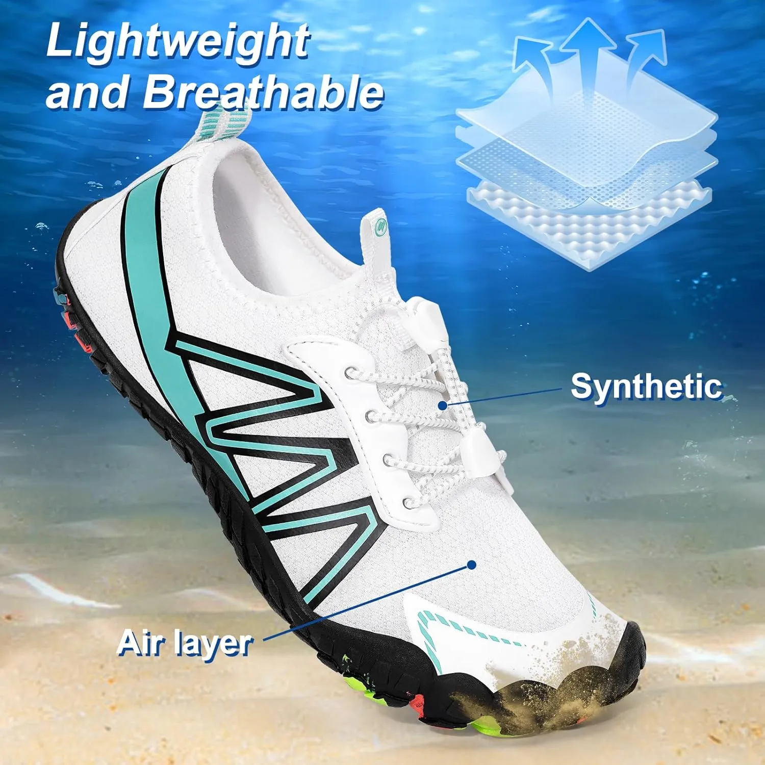 Hike Barefoot Shoes Women Men Non-Slip Healthy Breathable Fashion Trail Running Womens Mens Wide Toe Zero Drop Water Shoe