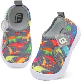 JOINFREE Toddler Boys Girls Barefoot Shoes Breathable Kids Sneakers Lightweight Walking Shoes Slip On Tennie Shoes Wide School Shoes
