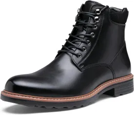 Jousen Men's Dress Boots Leather Boots for Men Formal Chukka Boots Mens Business Mens Boots
