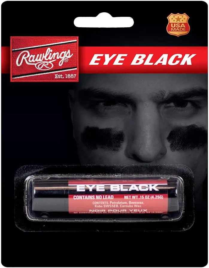 Rawlings | EYE BLACK STICK | Retractable Tube / Glare Reduction | Adult & Youth Baseball / Softball