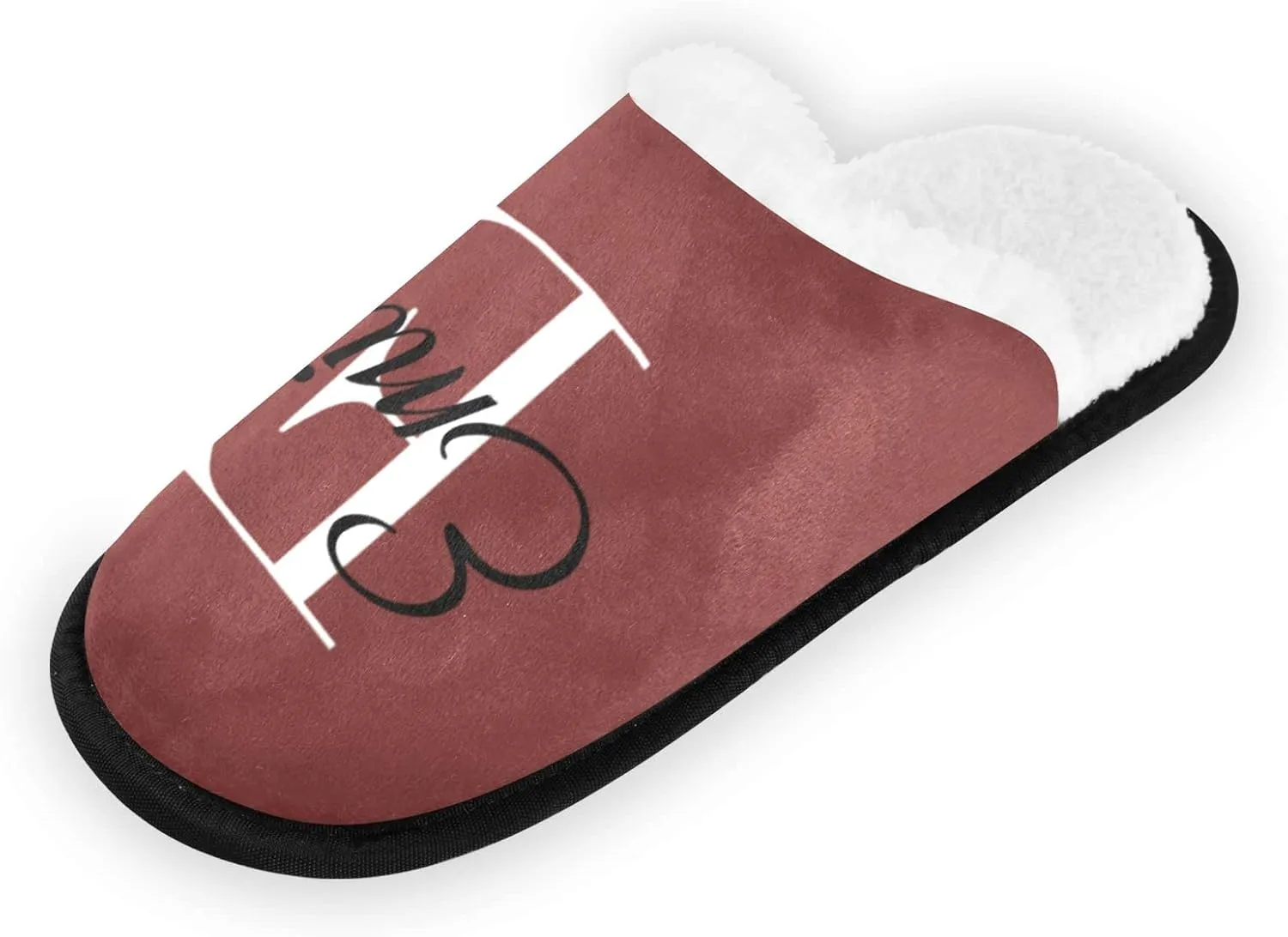 Sinestour Khaki Unisex-Adult Fuzzy Slippers - Men's & Women's - M & L - Coral Fleece Lining - Non-Slip Anti-Noise Sole - Indoor/Outdoor - Machine Washable