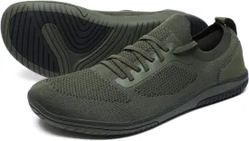 Slip-on Barefoot Shoes Men Minimalist Wide Toe Zero Drop Walking Shoes Lightweight Barefoot Feel & Breathable for Walking Running All Day Wear