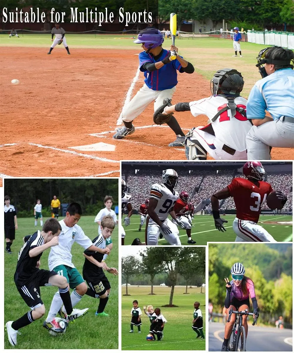 Soccer Socks 3/12 Pairs Team-Sport Knee High Breathable Football Socks for Men Youth Kids Boys