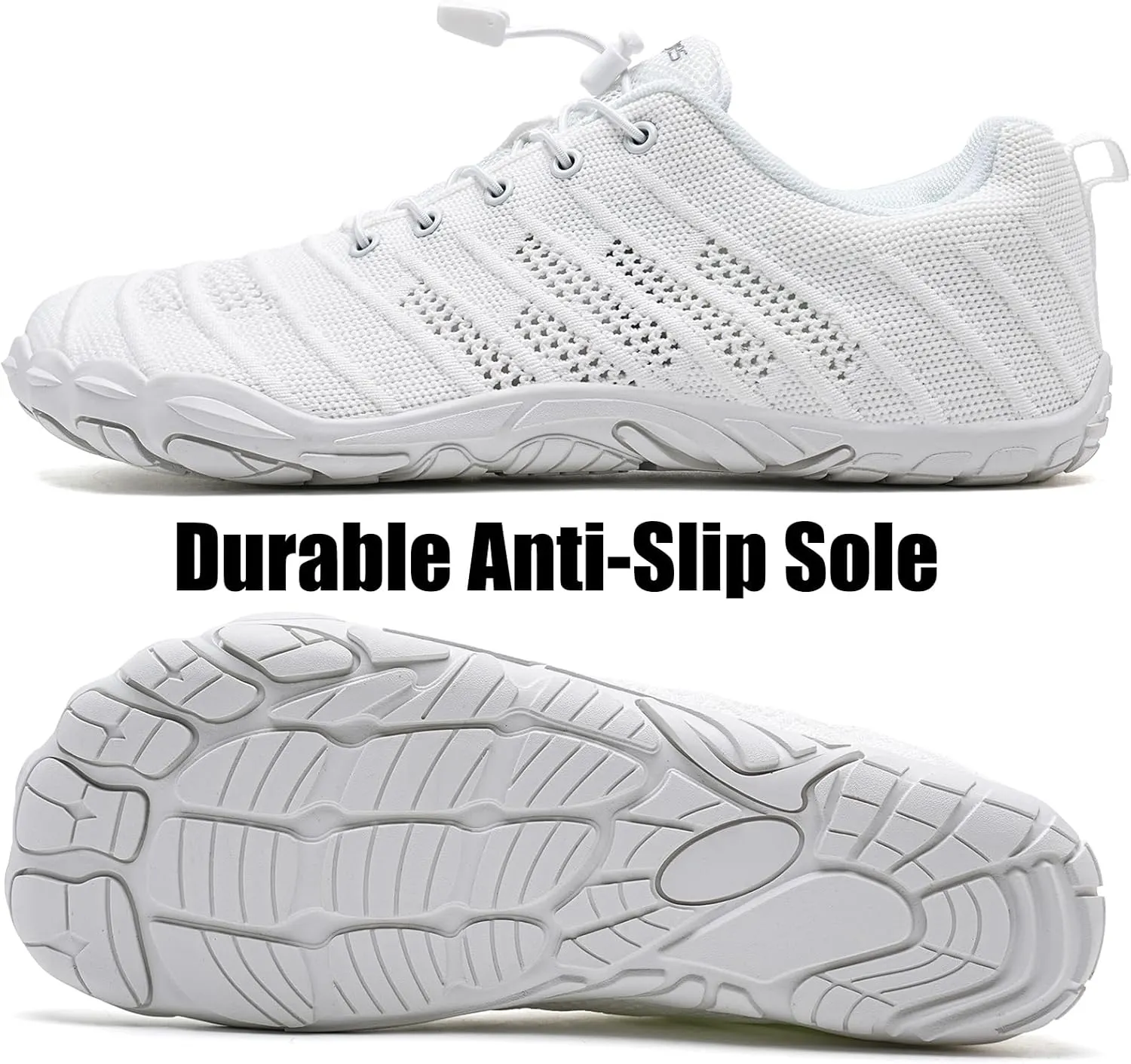 WateLves Barefoot Water Shoes Women Men Anti Slip Wide Toe Breathable Walking Shoes Minimalist Zero Drop Sneakers for Beach Travel Hiking
