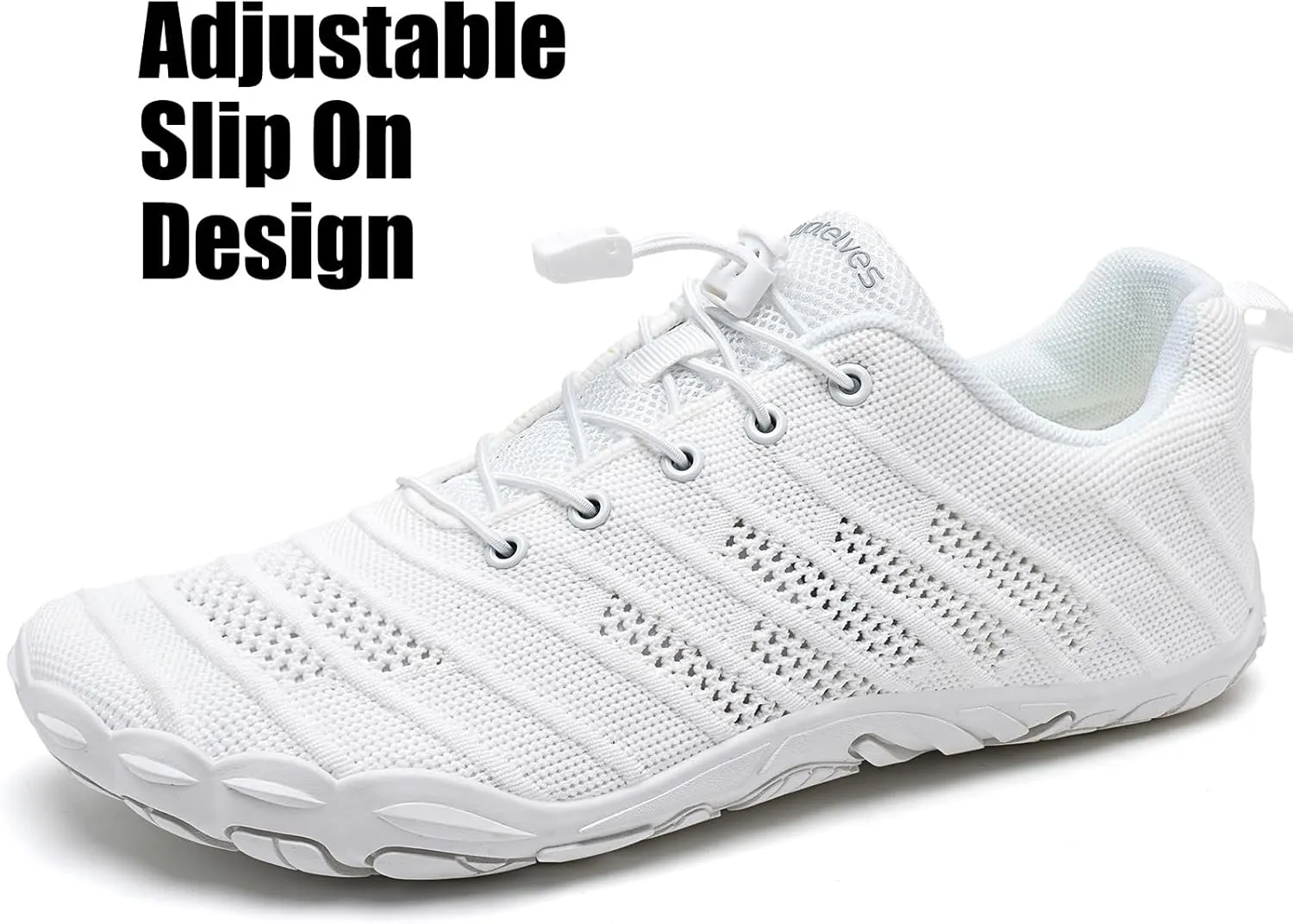 WateLves Barefoot Water Shoes Women Men Anti Slip Wide Toe Breathable Walking Shoes Minimalist Zero Drop Sneakers for Beach Travel Hiking
